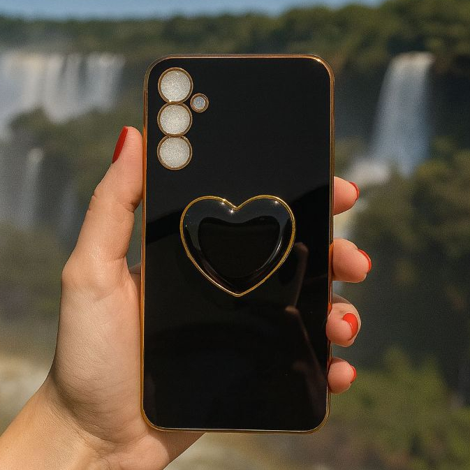 Capinha de Celular com Suporte De Coração para Samsung A02,A12,A22,A32,A52,A72,A03,A13,A23,A53,A73 em Oferta na Shopee