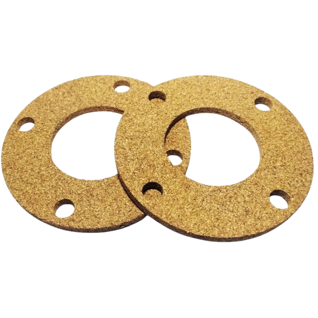 Kit 2 Disco de Cortiça 4 Furos sem Lata para Motor Industrial