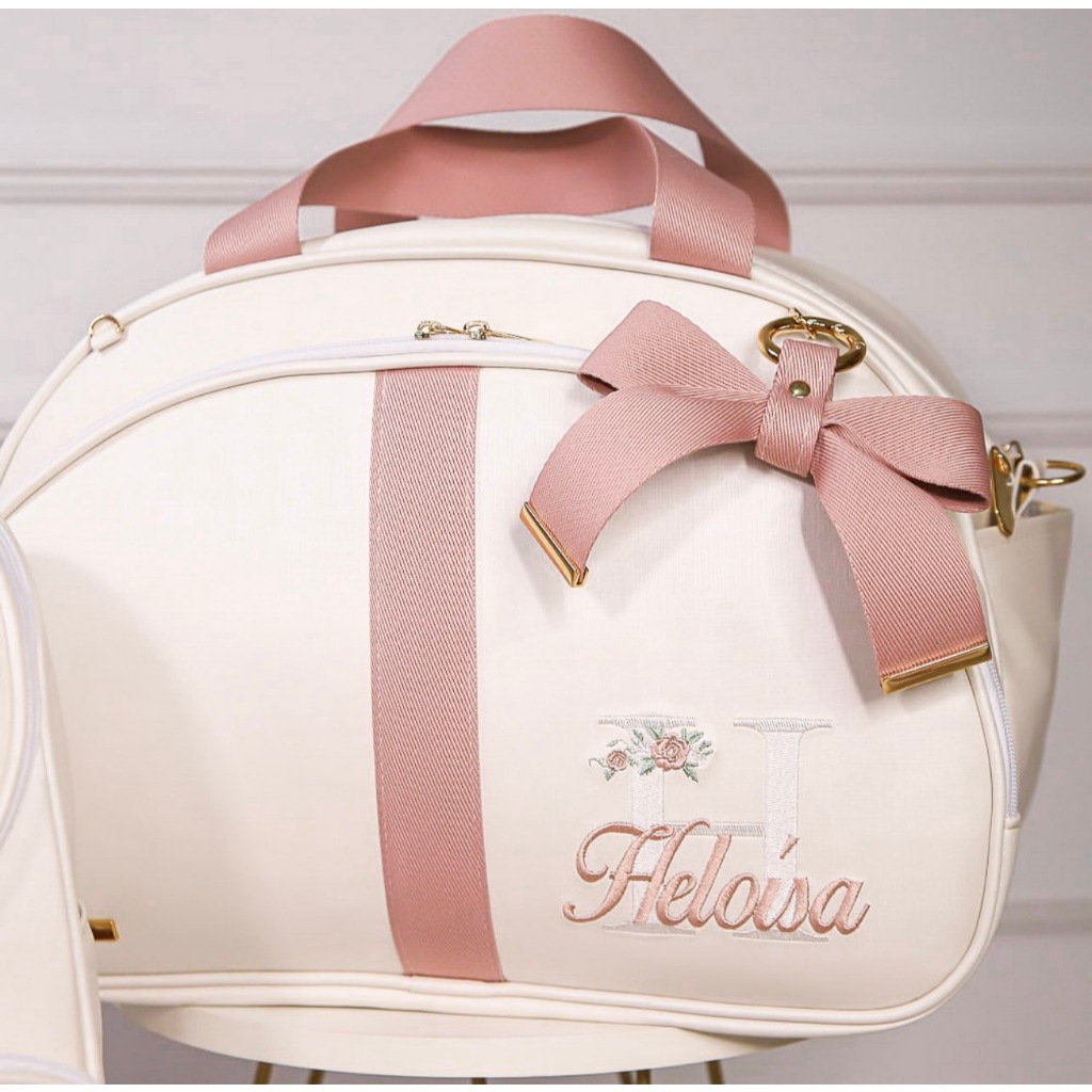 Bolsa Maternidade de Mão Personalizada G Feminina