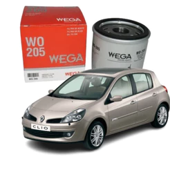 Filtro De Óleo Blindado Wega WO205 Renault CLIO 1.0 16V 2005 a 2012 Original