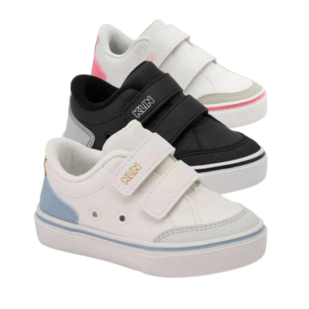 Tênis Infantil Menino Klin Freestyle Tira Autocolante Dia A Dia Escolar Varias Cores ORIGINAL 259044000
