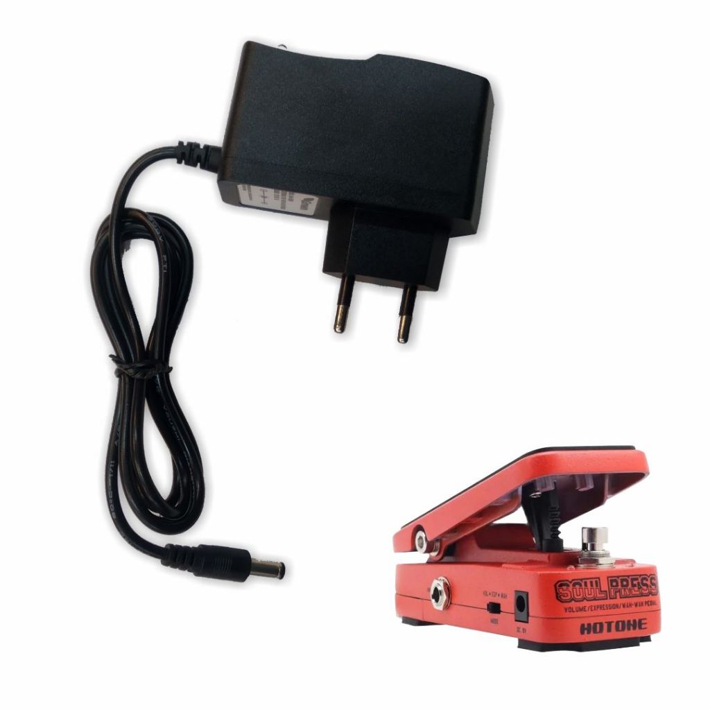 Fonte Para Pedal Hotone Soul Press Volume / Wah-Wah - Bivolt ( Cabo De Força / Cabo De Energia / Carregador ) - R2513