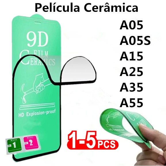 Película Cerâmica Flexível 9D 3D Samsung Gel Hidrogel Para Samsung A05 A05S A15 A25 A35 A55