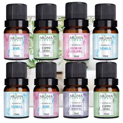 Kit com 3 Essências Para Aromatizador e Difusor Elétrico a Base de Água - Três Aromas