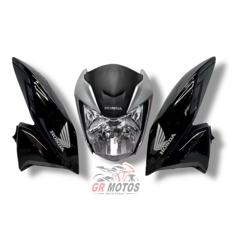 KIT FRENTE COM ARANHA E ABAS COM COMPLEMENTOS   MOD HONDA CG TITAN160 2022/2024