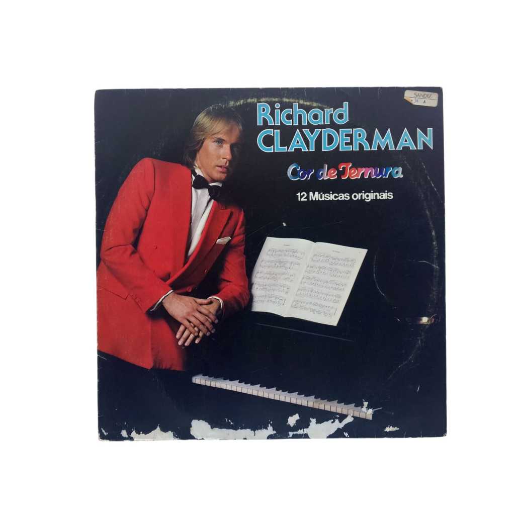 Lp Disco Vinil Richard Clayderman Cor de Ternura Usado Conservado