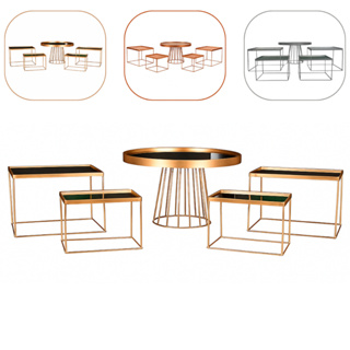 KIT 1 BOLEIRA 30CM E 4 DOCEIRAS/BANDEJAS DE FERRO SUPORTE PARA BOLOS E DOCES DECORAÇÃO DE FESTAS em Oferta na Shopee