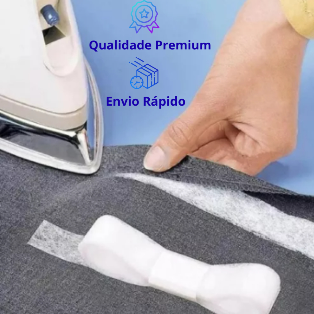 Fita barra bainha facil Para Barra Calça Jeans Roupa Bainha cortina Ferro Passar tik tok instagram