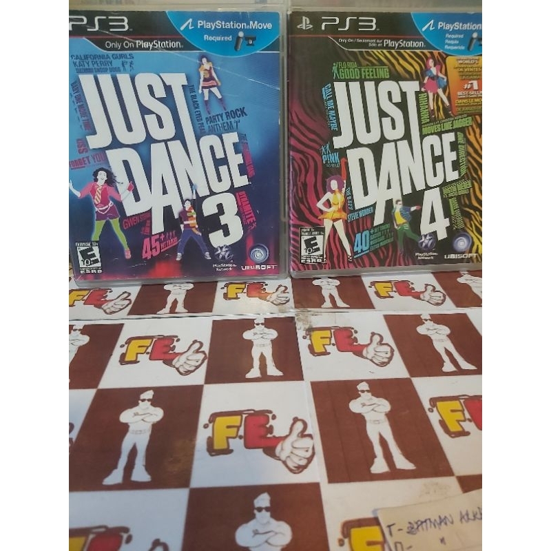 jogos Just Dance e para bastão Move PS3-ORIGINAL MÍDIA FÍSICA
