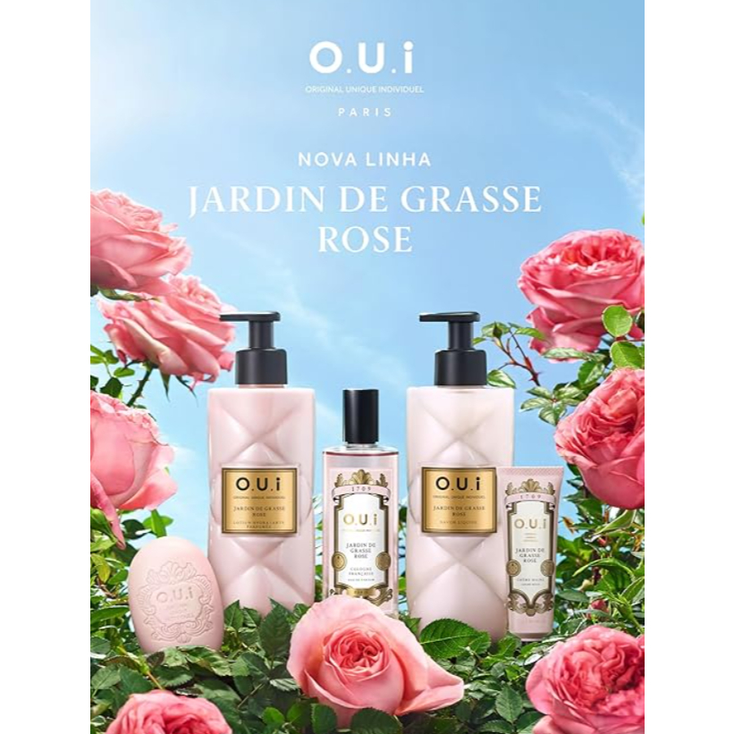 O.U.i Sabonete Líquido Savon Liquide Jardin De Grasse Rose 400ml