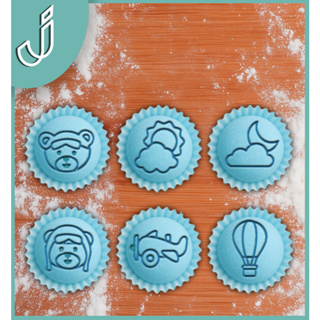 Carimbos / Marcadores Tema Urso Ursinho Aviador para Brigadeiros Docinhos em Oferta na Shopee