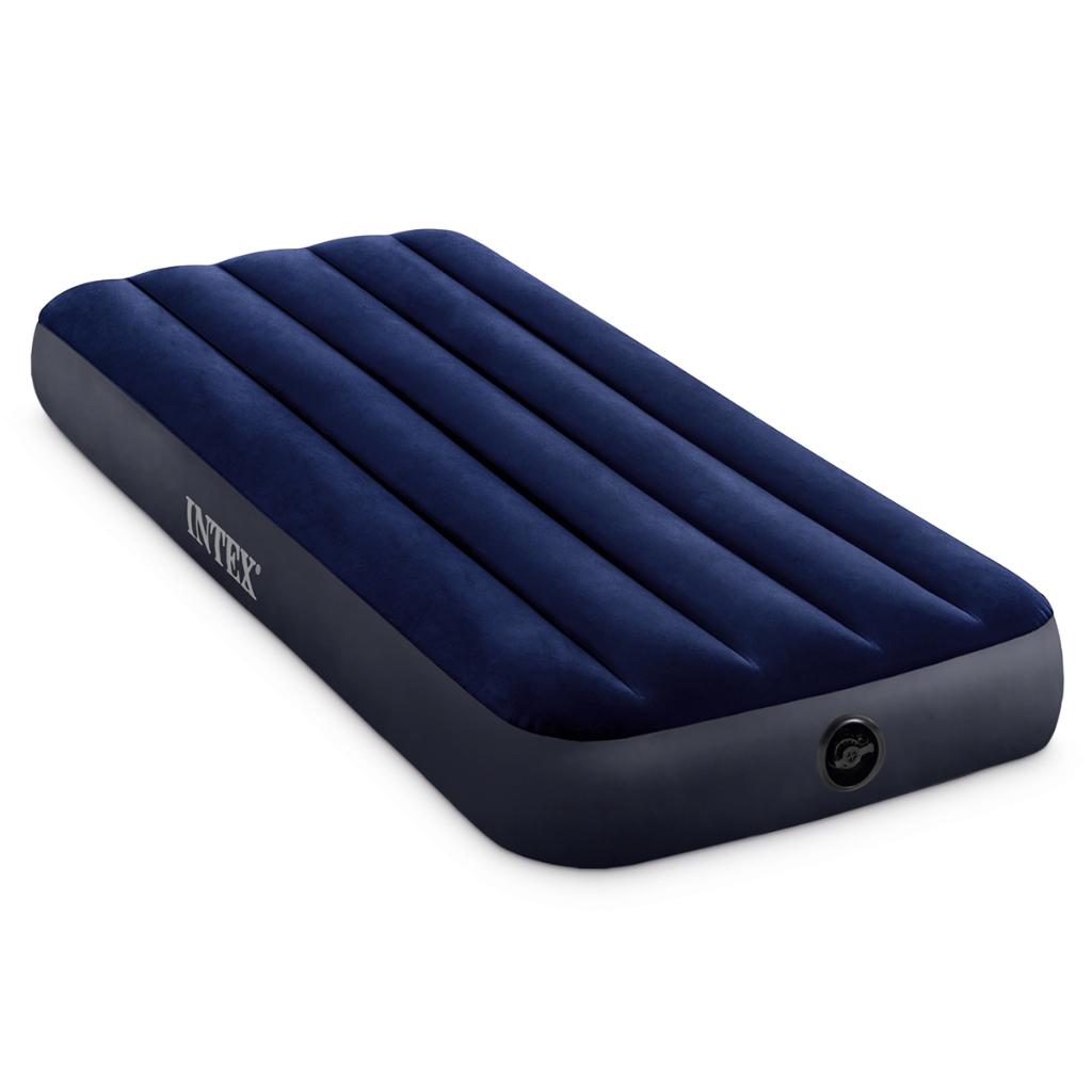 Colchão Ar Inflável Intex Solteiro Queen Azul Camping Viagem - Intex Oficial Brasil em Oferta na Shopee