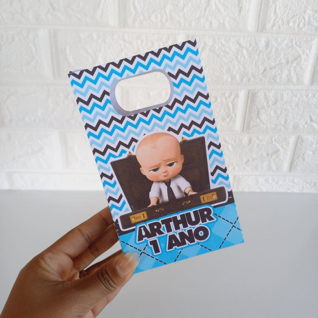 Sacolinha Surpresa Poderoso Chefinho Personalizada|Lembrancinha Festa|PegueeMonte|Fazemos TodosTemas