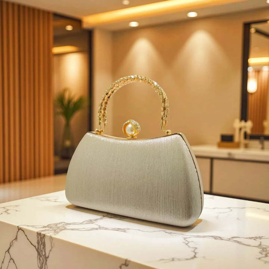 Bolsa de mão feminina bolsa de festa bolsa de ombro para casamento bolsa brilhante para madrinha de casamento 889-20 — imagem 2 de 2
