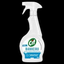 Limpador CIF Ultra Rápido Banheiro Sem Cloro Gatilho 500ml