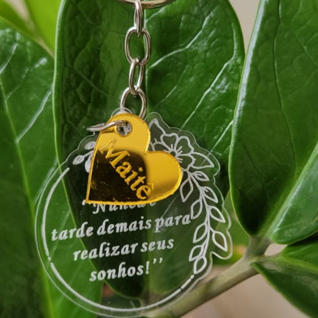 LEMBRANCINHA CHAVEIRO PERSONALIZADO - PARA ANIVERSARIO - CASAMENTO - NOIVADO - CASAL