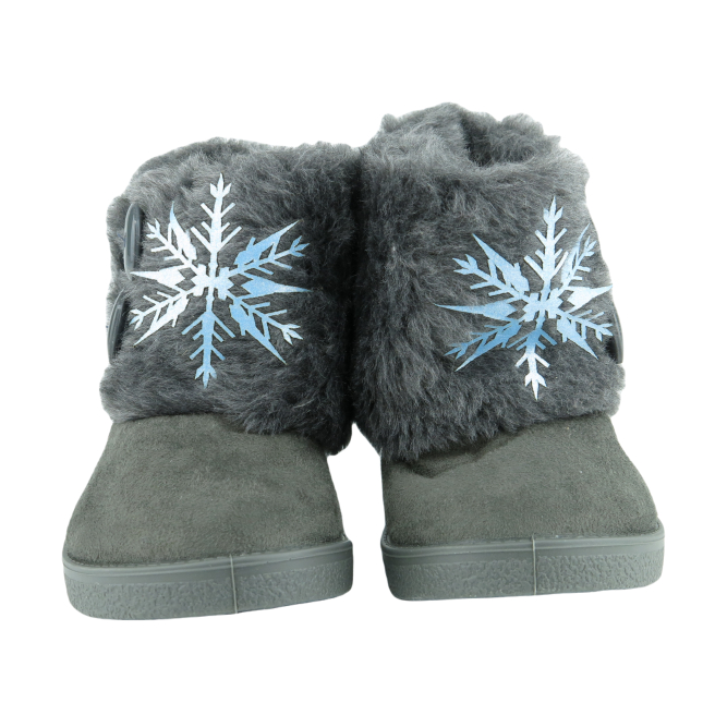 Bota Pantufa Infantil Cinza Frozen- Blackboard