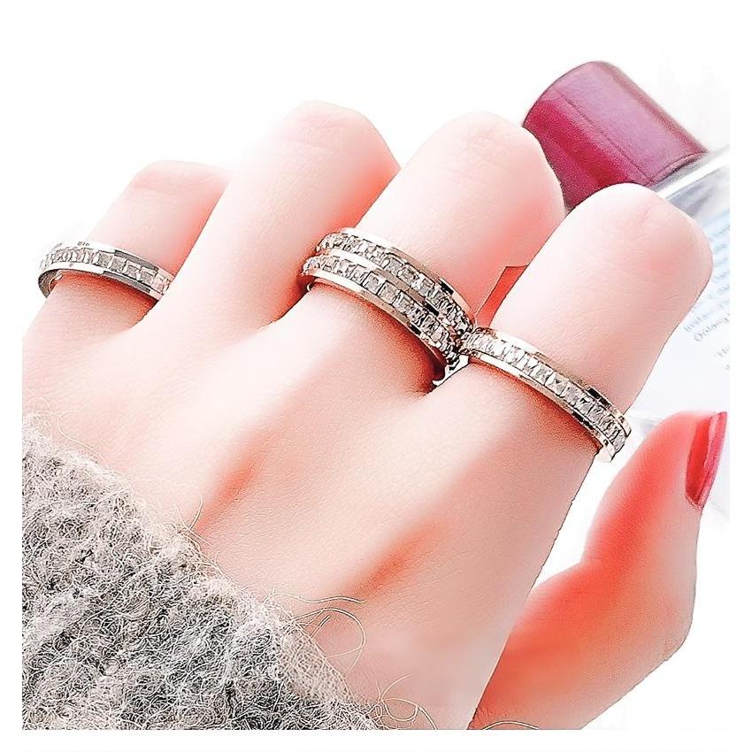 Z.W BIJUX - Dupla fileira de zircônia quadrada colorida em ouro, zircônia dupla camada não desbota em Oferta na Shopee