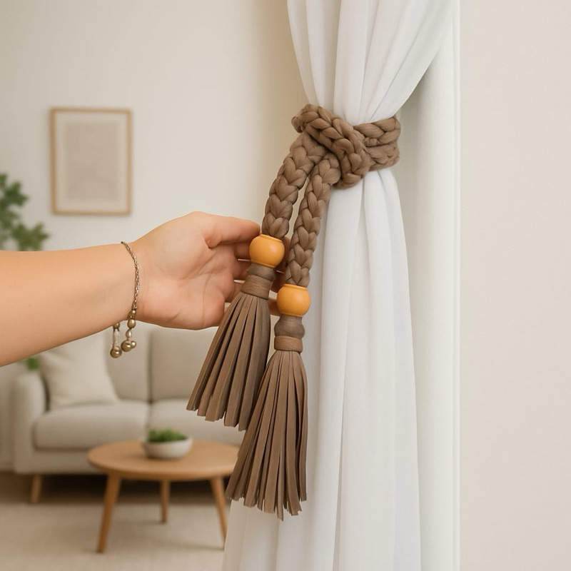 Prendedores de Cortina em Crochê: Onde Comprar | BuscaProdutos