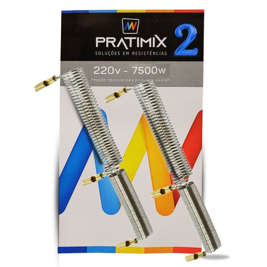 Resistência Futura Eletronica 220v-7500w Duo Shower Turbo em Oferta na Shopee