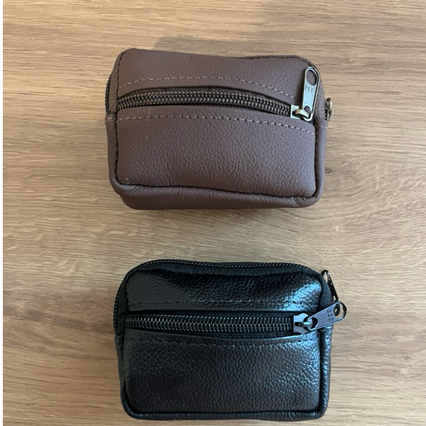 Mini Pochete Porta Níquel De Cinto 100% Couro Legítimo