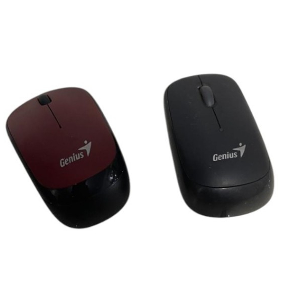 (DETALHE) Mouse USB Wireless Básico Para Computador/Pc Genius
