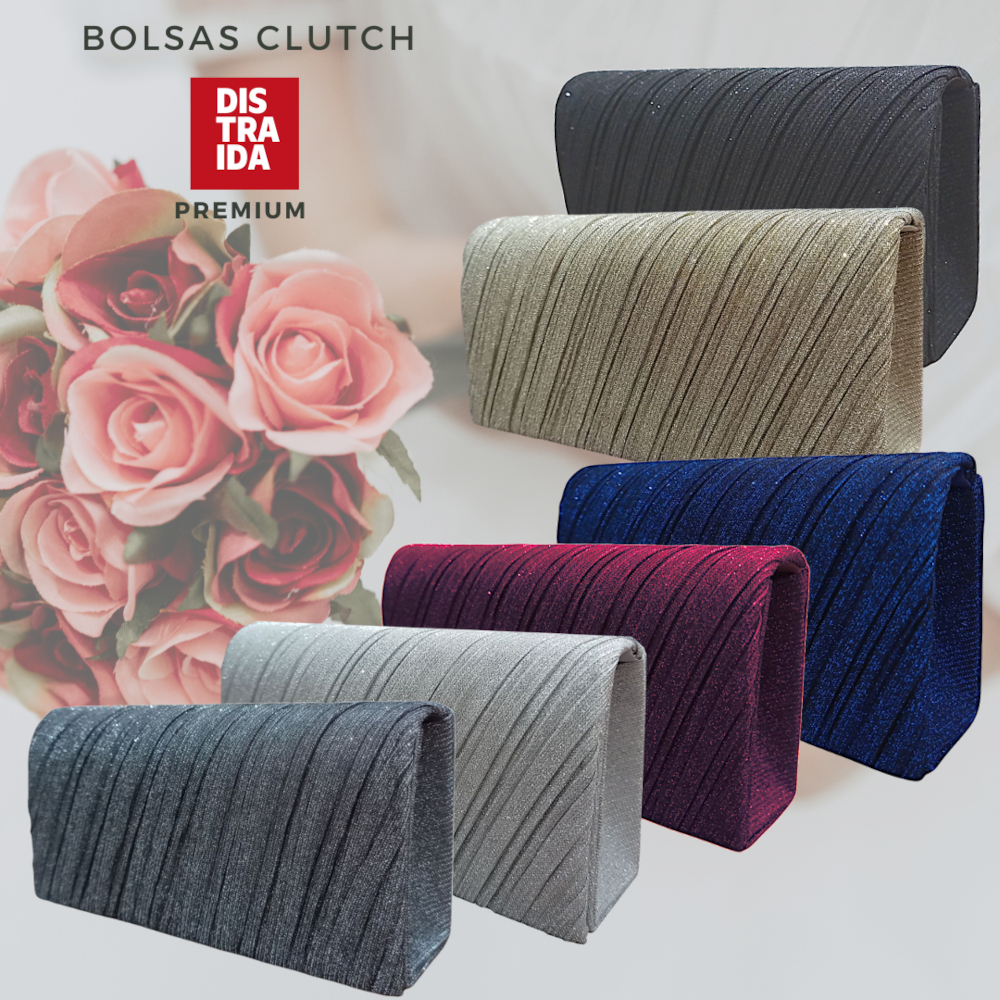Bolsa Festa Casamento Carteira Clutch Glitter | Premium