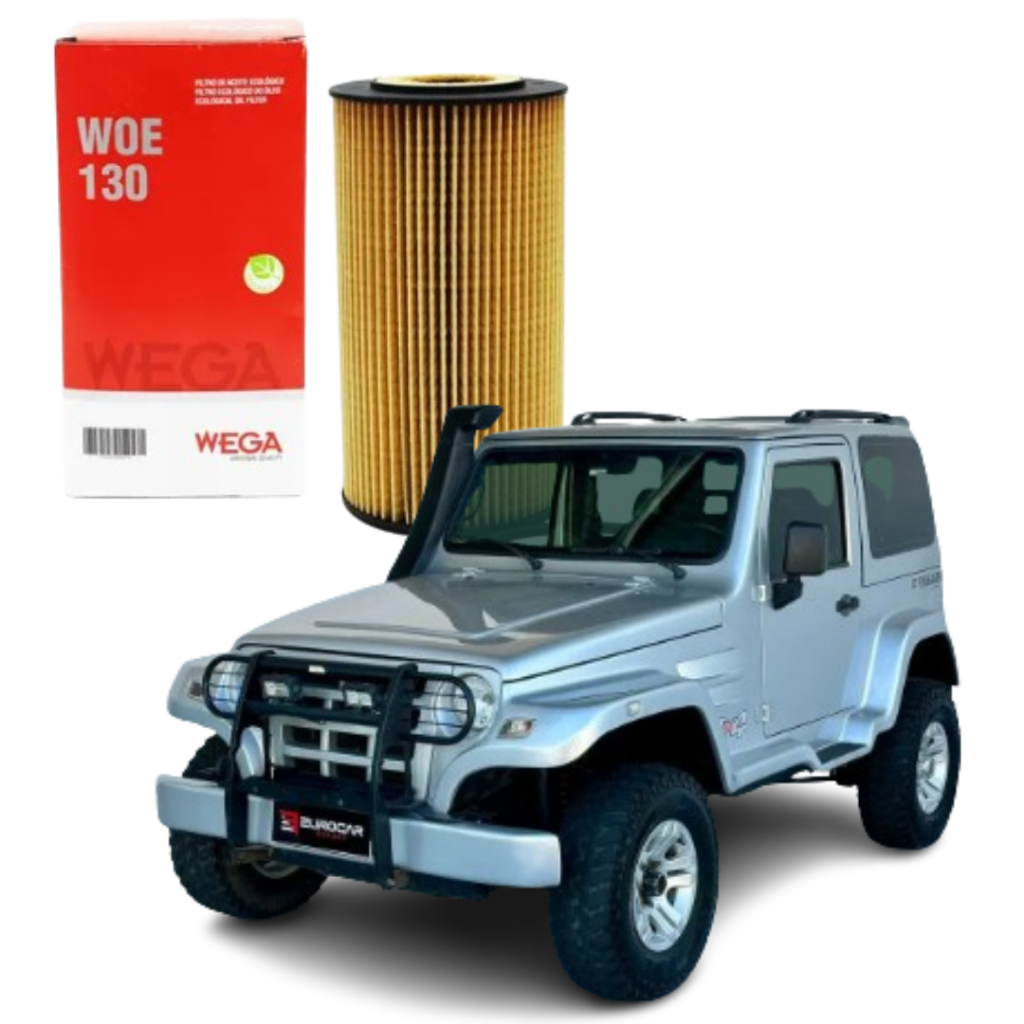 Filtro De Óleo Refil Wega WOE130 TROLLER T4 3.0 DIESEL 2006 a 2014 Original