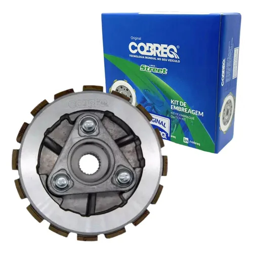 Kit Embreagem Completo Fan Titan 160 Bros 160 Xre 190 Cobreq em Oferta na Shopee
