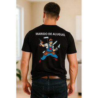 UNIFORME MARIDO DE ALUGUEL CAMISETA CONFORTAVEL LEVE PROPIA PARA TRABALHO NÃO ENCOLHE NÃO DESBOTA