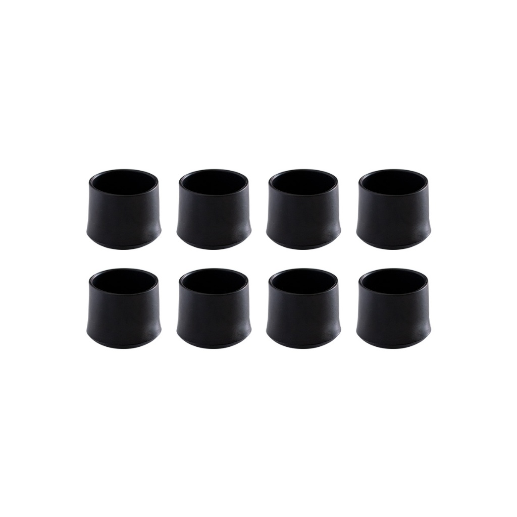8 Ponteira Externa Protetora Pe De Cadeira Tubular Pvc 3,8cm