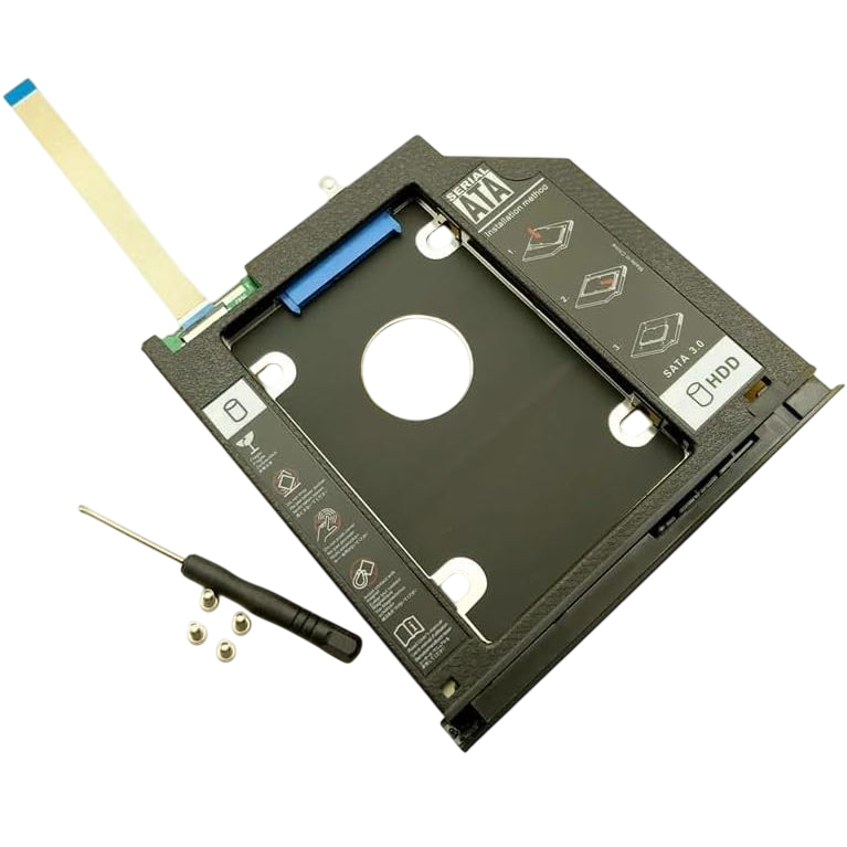 Cabo Odd Sata Dvd segundo hd Dell  3467 3576 3567 5468 5558 5566 + Adaptador Caddy