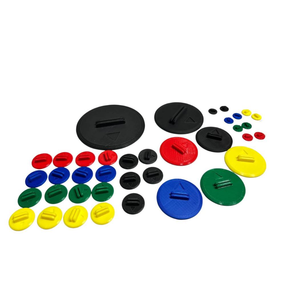 Stands Bases para Miniaturas de Papel - RPG e Board Games