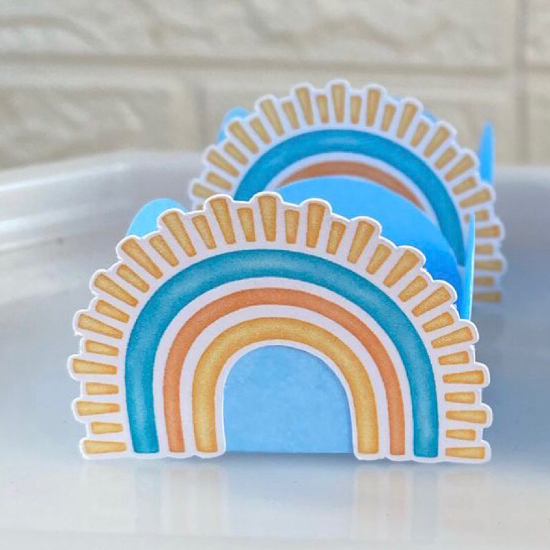Forminha Personalizada Arco Íris Volta ao Sol /365 Sorriso /Lembrancinha de Festa /Aniversário