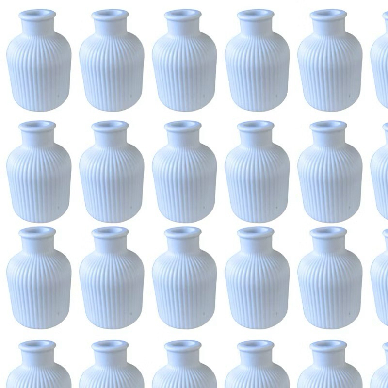 kit com 30 vasos de gesso 10x7 centro de mesa para festas em Oferta na Shopee