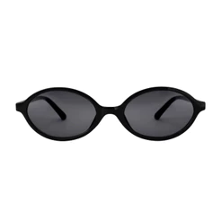 Óculos De Sol Uv400 Oval Feminino Saint Germain Siena Preto