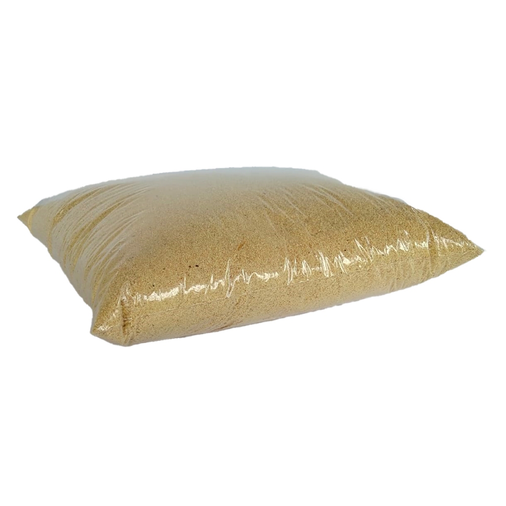 Serragem De Madeira Fina Pó De Serra  para artesanato Xixi de gato 2 kg 10 litros