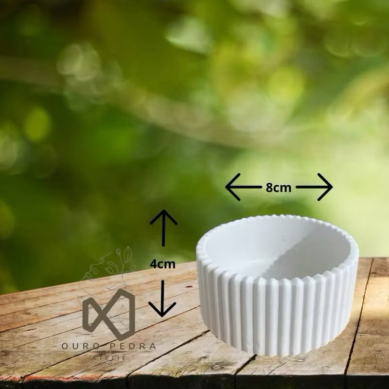 Kit com 10 vasinhos para velas ou suculentas — imagem 2 de 2