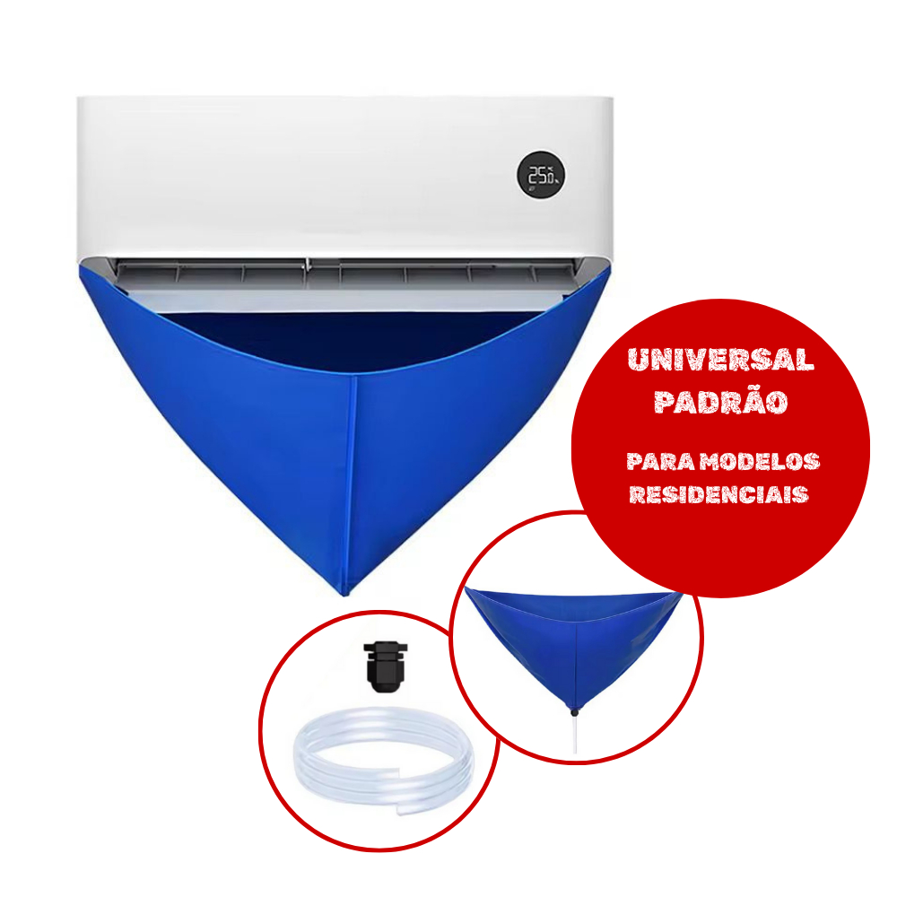 Bolsa Coletora Limpeza Ar Condicionado Kit Capa de Limpeza Limpador Ferramenta de Lavagem Ar Condicionado Slipt em Oferta na Shopee