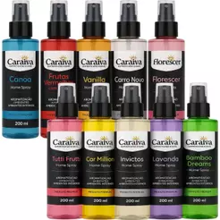 Aromatizante Cheirinho Spray Automotivo Premium Escritorio Casa Carro 200ml Caraíva
