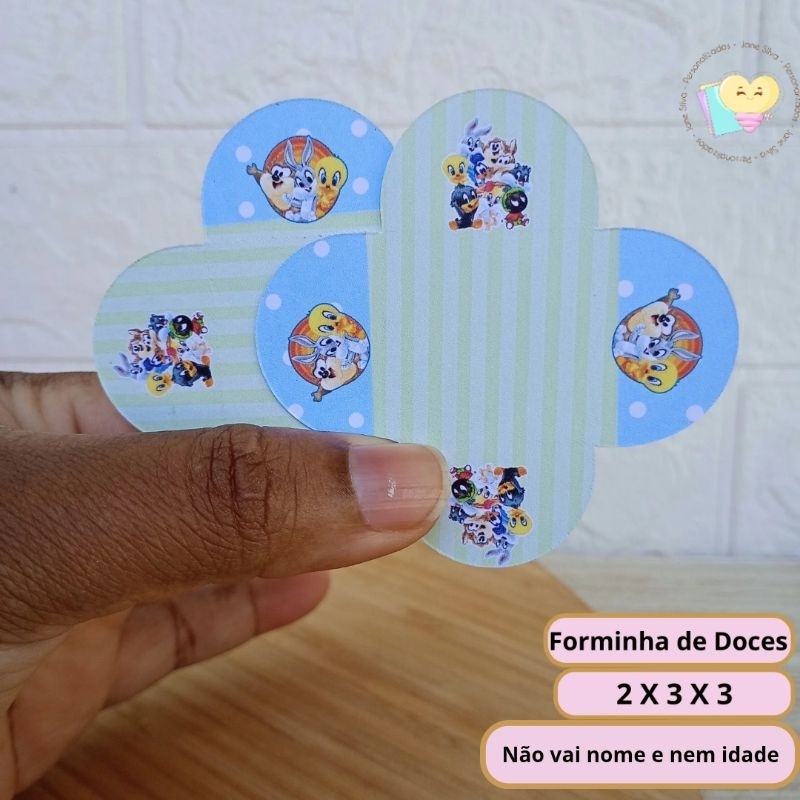 Forminhas Para Doces Baby looney tunes - Brigadeiro - Personalizados - Lembrancinha - Festa Infantil - Aniversário