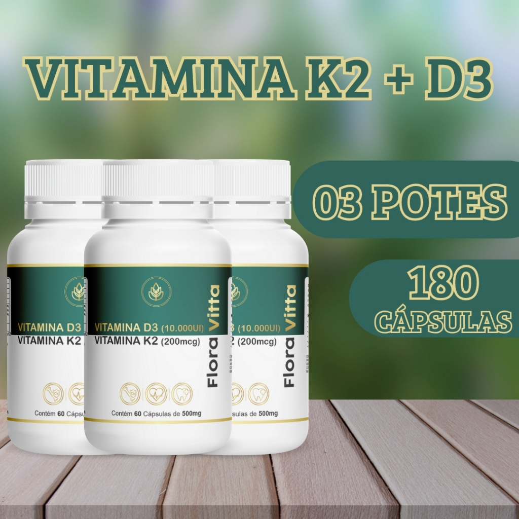 Vitamina K2 (Menaquinona) Vitamina D3 (Colecalciferol)