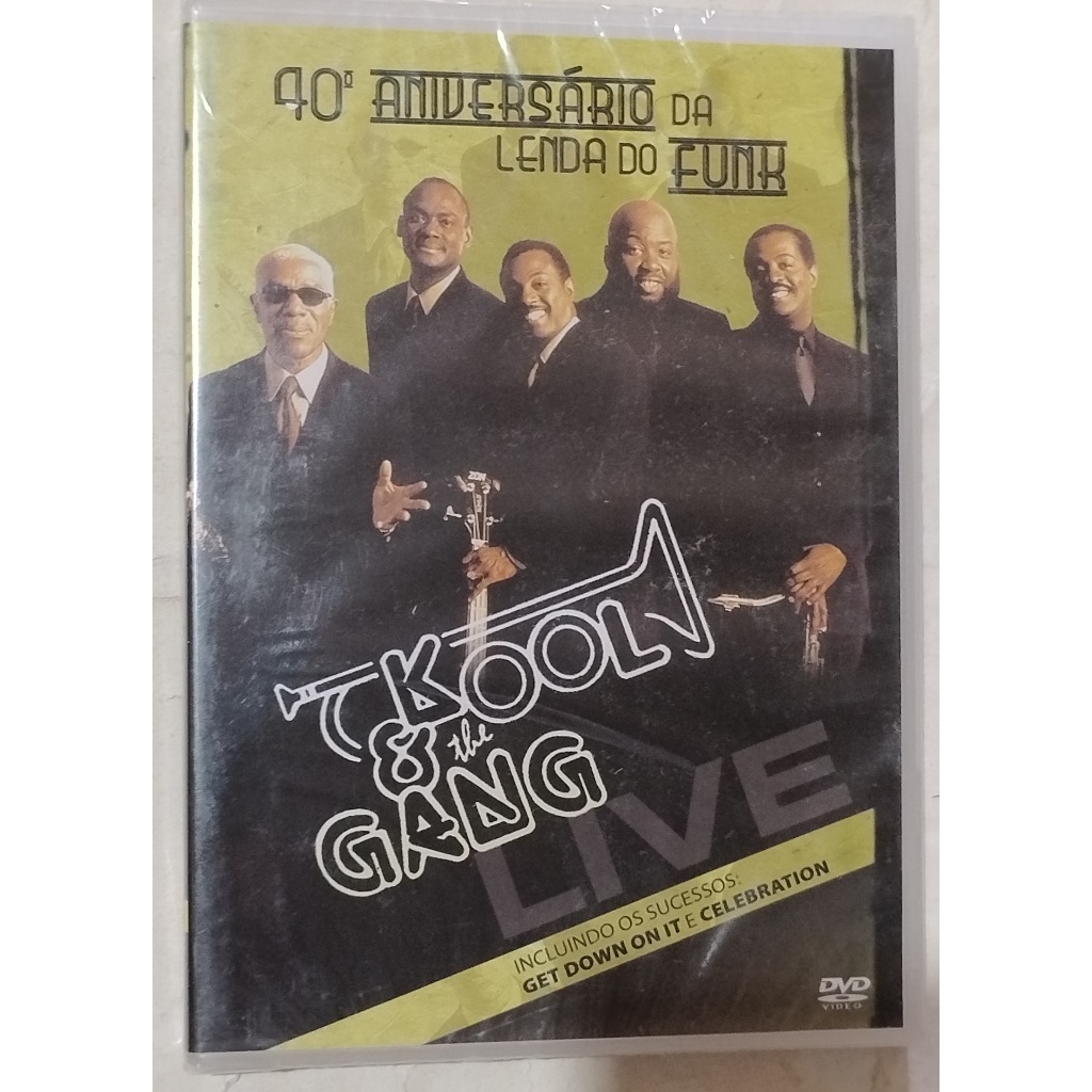 Dvd Kool and The Gang Live 40 Aniversario da Lenda do Funk Lacrado