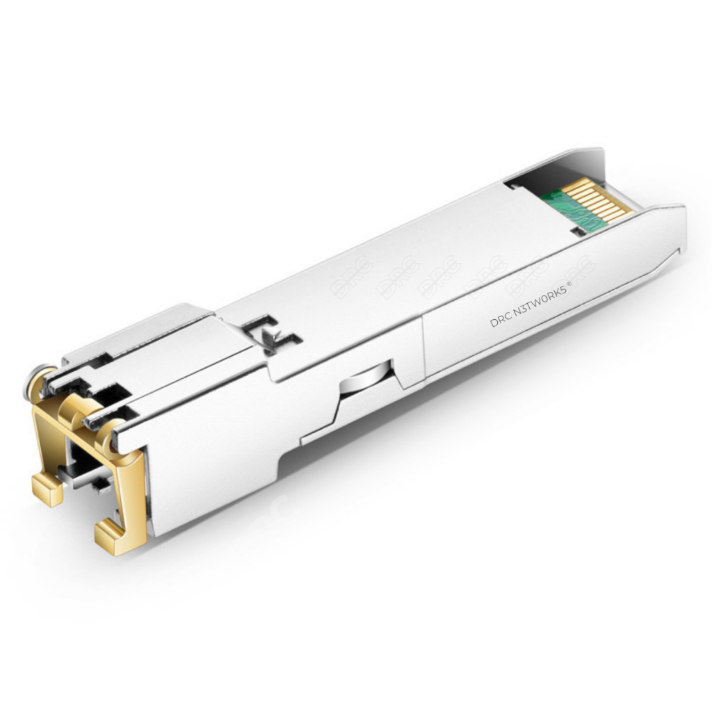 Módulo Gbic Sfp Rj45 10/100/1000 Compativel Mikrotik Ubiquiti Cisco S-RJ01 UF-RJ-45-1G SFP-GE-T Gig