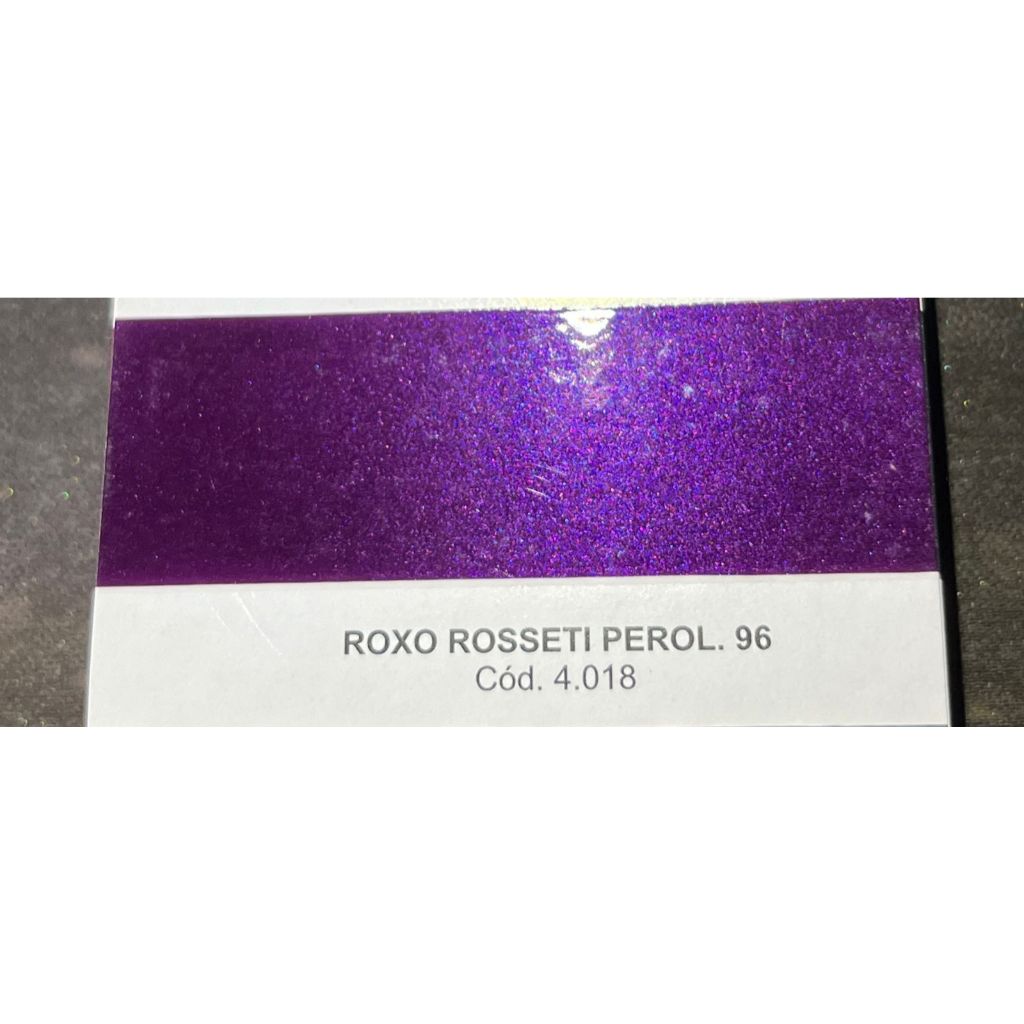 Tinta automotiva base poliester Roxo Rosseti Perolizado Gm em Oferta na Shopee