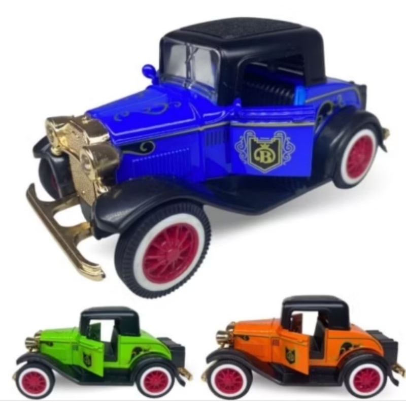 Carro Miniatura Metal Antigos Abre Portas Fricção vários modelos antigos