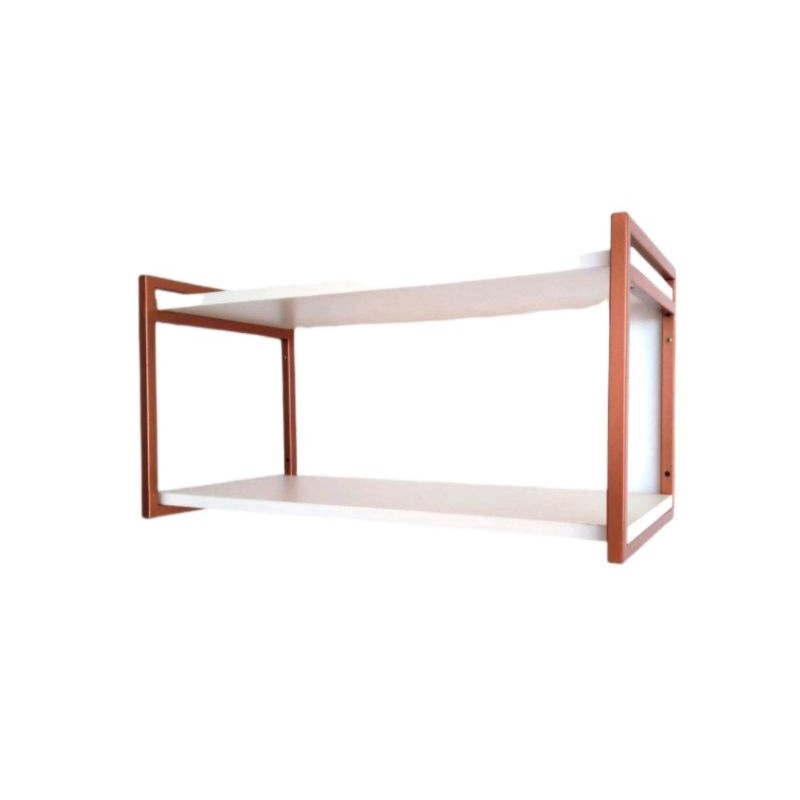 Prateleira Industrial 60x25cm MDF com Suporte Aço Carbono Parede Decoração Reforçada Moderna em Oferta na Shopee
