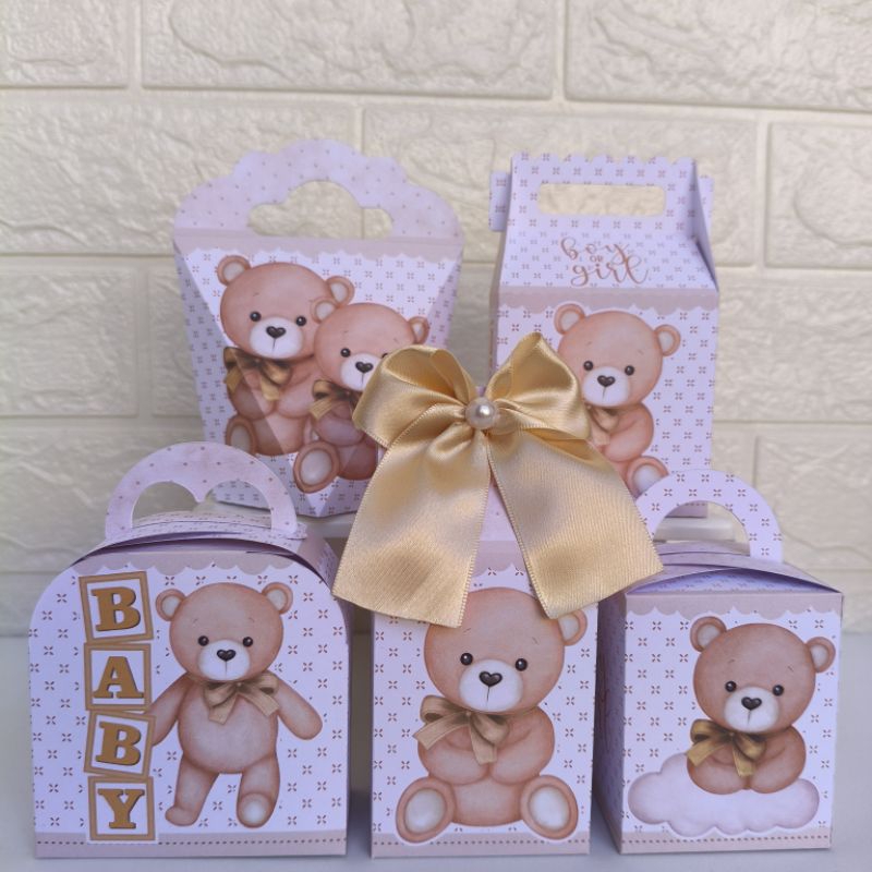 Kit Personalizado Chá Revelação - Chá de fralda - Lembrancinhas - Caixinhas personalizadas