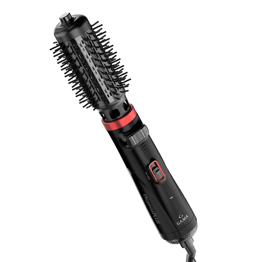 Escova Rotativa Gama Italy Profissional 1100w Ions Tourmaline Secadora Alisadora Ar Quente Frio Bivolt