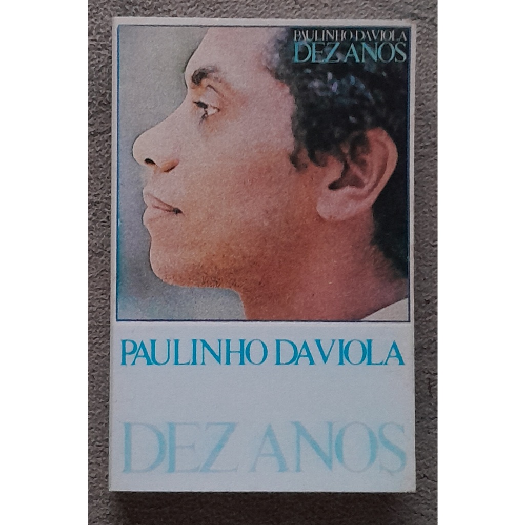 Fita K7 Paulinho da Viola Dez Anos cassete Samba Compilação